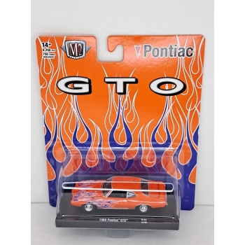 M2 Machines 1:64 Pontiac GTO 1969 orange